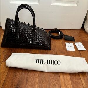 The Attico 24 Hour Mock Croc Bag